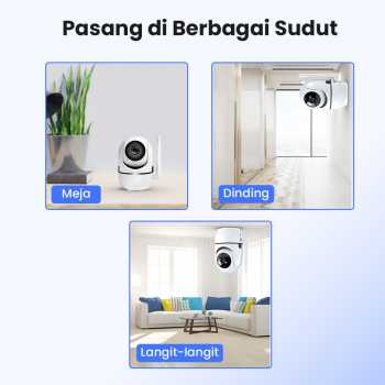 Gambar produk ZOSI CCTV WiFi IP Kamera Two Way Audio IR Motion Sensor 1080p - C289