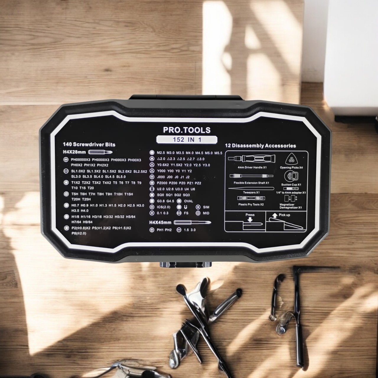 PINTUDY Set Obeng Servis Elektronik Screwdriver Phone Laptop 152in1 - PN-65 Gambar produk PINTUDY Set Obeng Servis Elektronik Screwdriver Phone Laptop 152in1 - PN-65