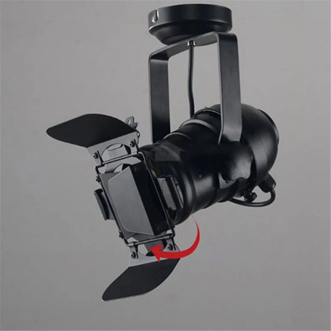 GYUKI Fitting Lampu Sorot Vintage Retro Spotlight Lightning E27 Large - PAR30 Gambar produk GYUKI Fitting Lampu Sorot Vintage Retro Spotlight Lightning E27 Large - PAR30