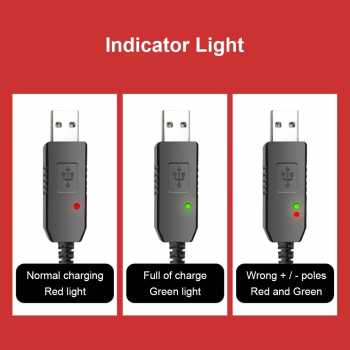 Gambar produk RONGYIN Kabel Charger Baterai HT Walkie Talkie Alligator USB Baofeng - RY-74