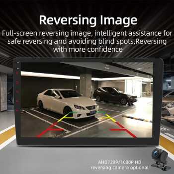 Gambar produk BQCC Head Unit Tape Mobil 2DIN Bluetooth WiFi Android 13 10 Inch - 9101-F