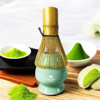 Gambar produk One Two Cups Matcha Set Chawan Chasen Stand Chashaku 470ml 4 PCS - WT174