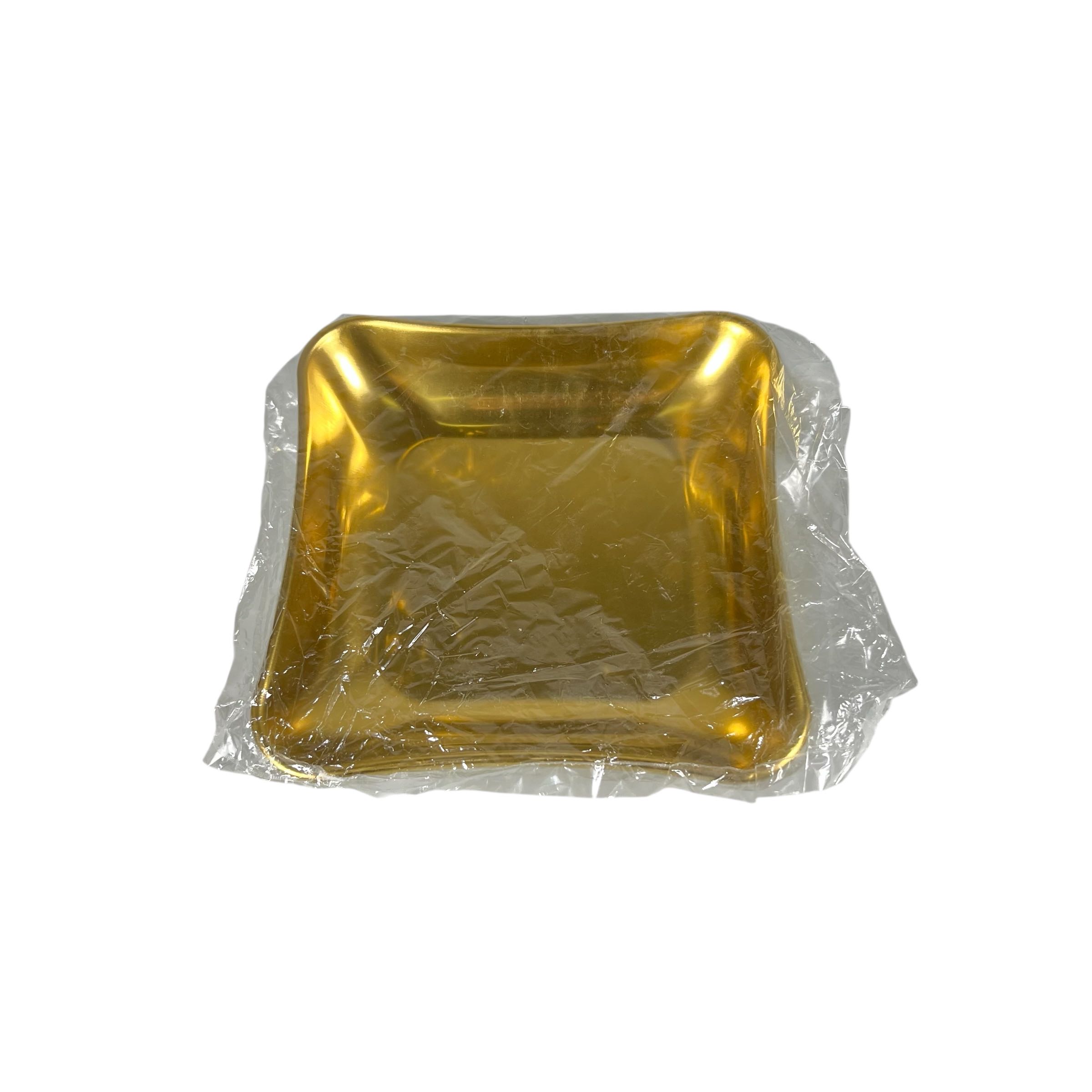 Gambar produk Aihogard Piring Makan Stainless Steel Square Korean Style 13.9cm - AG130