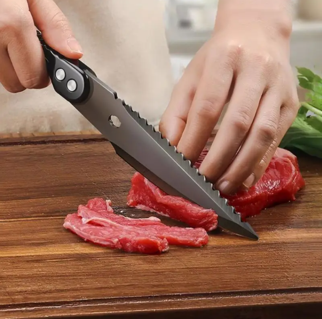 Gambar produk FEZER Gunting Daging Dapur Multifungsi Kitchen Meat Scissors 2in1 - 039