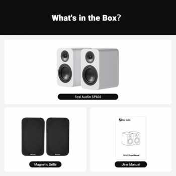 Gambar produk Fosi Audio Passive Bookshelf Speaker 2 Way 6.5 Inch Woofers Inch HiFi - SP601