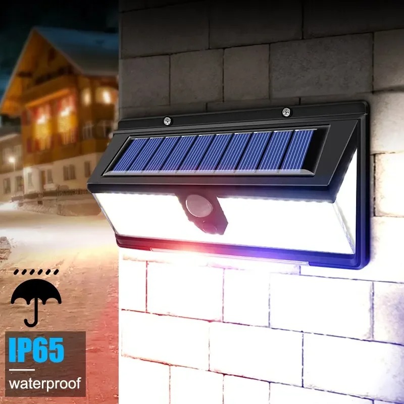 Gambar produk AMARYLLIS Lampu Dinding Solar Sensor Outdoor Waterproof 190 LED - AM190