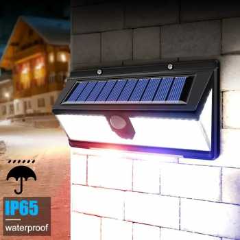 Gambar produk AMARYLLIS Lampu Dinding Solar Sensor Outdoor Waterproof 190 LED - AM190