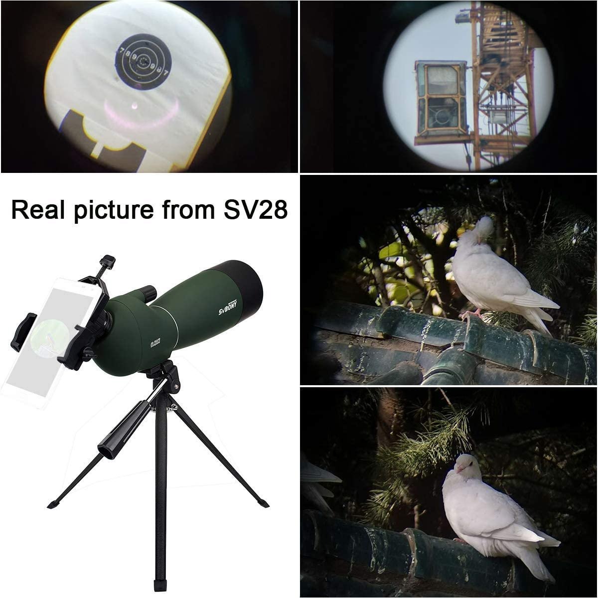 SVBONY Teleskop Spotting Scope Birding Photography with Phone Holder - SV28 Plus Gambar produk SVBONY Teleskop Spotting Scope Birding Photography with Phone Holder - SV28 Plus