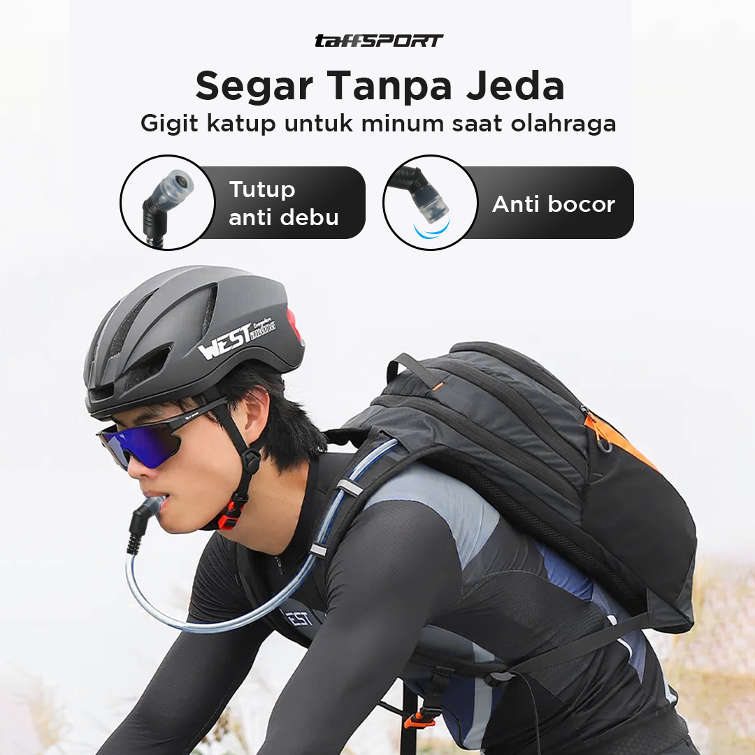 Gambar produk TaffSPORT Kantong Air Minum Water Bladder Hydration Pack 1.5L - TF15