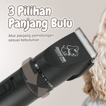 Gambar produk BaoRun PRO Alat Cukur Bulu Hewan Anjing Kucing Domba Wired 8200RPM 20W - S1
