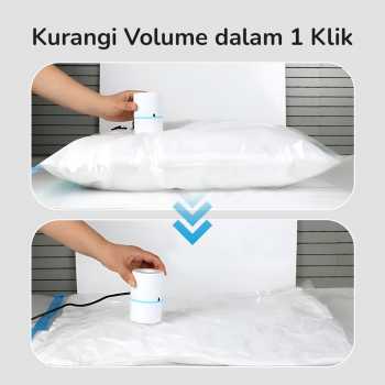 Gambar produk MAXIMA Pompa Vakum Baju Elektrik Vacuum Bag Pump EU Plug - GR-202
