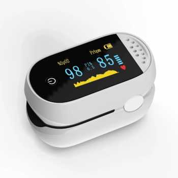Gambar produk OXIDO Fingertip Pulse Oximeter Alat Ukur Saturasi Oksigen Darah OLED - C101B1