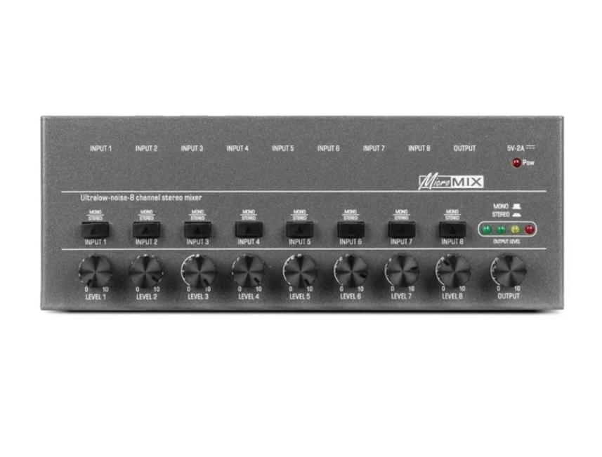 MagiDeal Audio Signal Mixer Console Instrument Extender 8 Channel - MX800 Gambar produk MagiDeal Audio Signal Mixer Console Instrument Extender 8 Channel - MX800