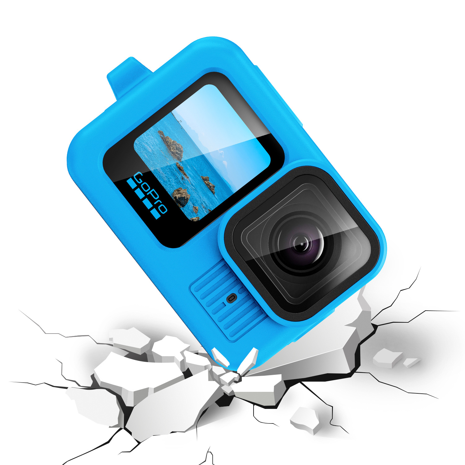 Gambar produk SDS Case Pelindung Silicone Protective Case for GoPro 13/12/11/10/9 - G913