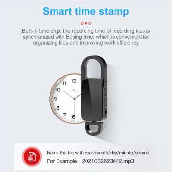 Gambar produk Shoumi Perekam Suara Mini Portabel Voice Recorder Noise Reduction 32GB - S20+