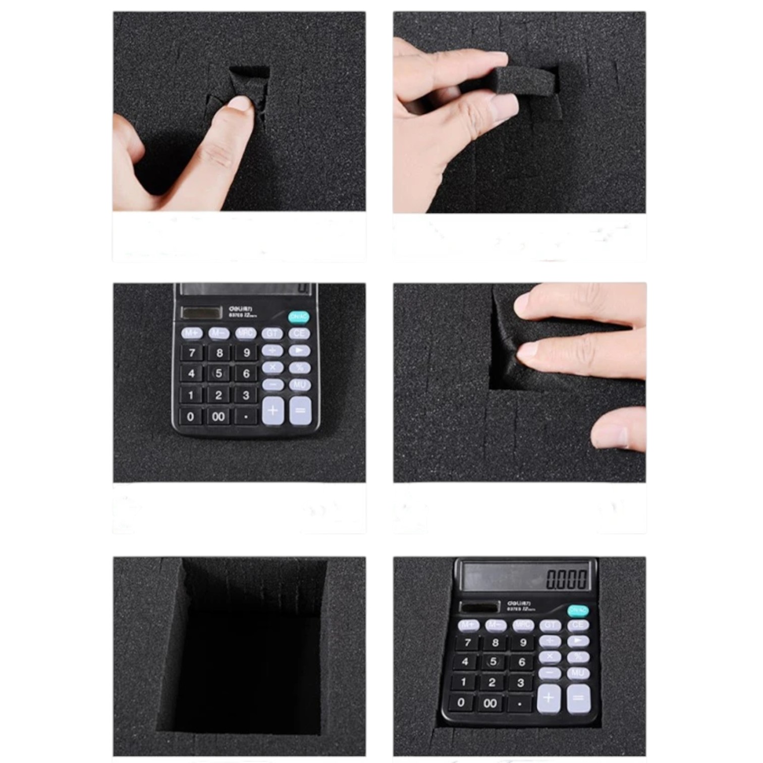 Gambar produk DUTRIEUX Tas Koper Penyimpanan Barang Toolbox Hard Case Aluminium 37x28x8cm - DT-56