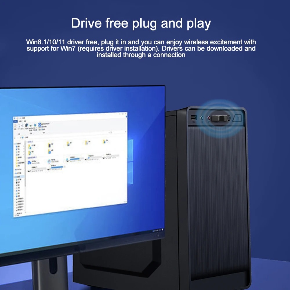 Kebidu Adapter Bluetooth 5.4 USB Dongle Receiver Transmitter - KD-54 Gambar produk Kebidu Adapter Bluetooth 5.4 USB Dongle Receiver Transmitter - KD-54