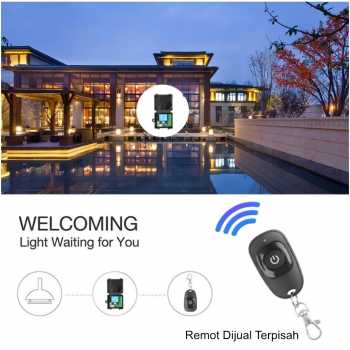 Gambar produk Huaru Receiver Remot Kontrol Gerbang Garasi 433MHz 12V - KR1201A