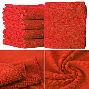 Gambar produk EACHGO Kain Lap Microfiber Lap Pengering Mobil 24x24cm - WJ201