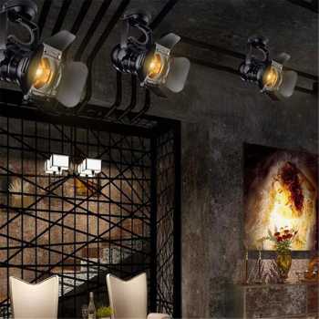 Gambar produk GYUKI Fitting Lampu Sorot Vintage Retro Spotlight Lightning E27 Small - PAR30