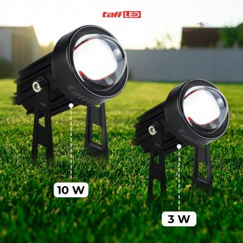 Gambar produk TaffLED Lampu Sorot LED Outdoor Spotlight Beam Waterproof Warm White 3W - YY3