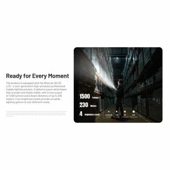 Gambar produk NITECORE Senter LED Flashlight UHi 25 UV Laser Light IPX7 1500 Lumens - EDC17