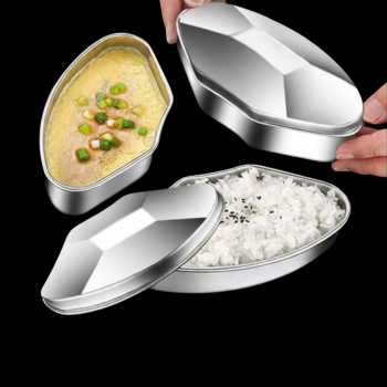 Gambar produk LABRIMP Mangkuk Kukus Steaming Bowl Stainless Steel 304 3 PCS with Lid - LB-300