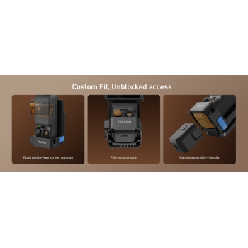 Gambar produk TELESIN Magnetic Mount Stand Expansion Adapter for DJI Osmo Pocket 3 - S6-CFR-04-TDJ