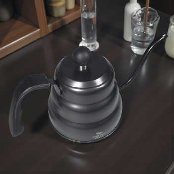 Gambar produk One Two Cups Teko Kopi Leher Angsa Gooseneck Pour Over Drip Kettle 1L - PRF10