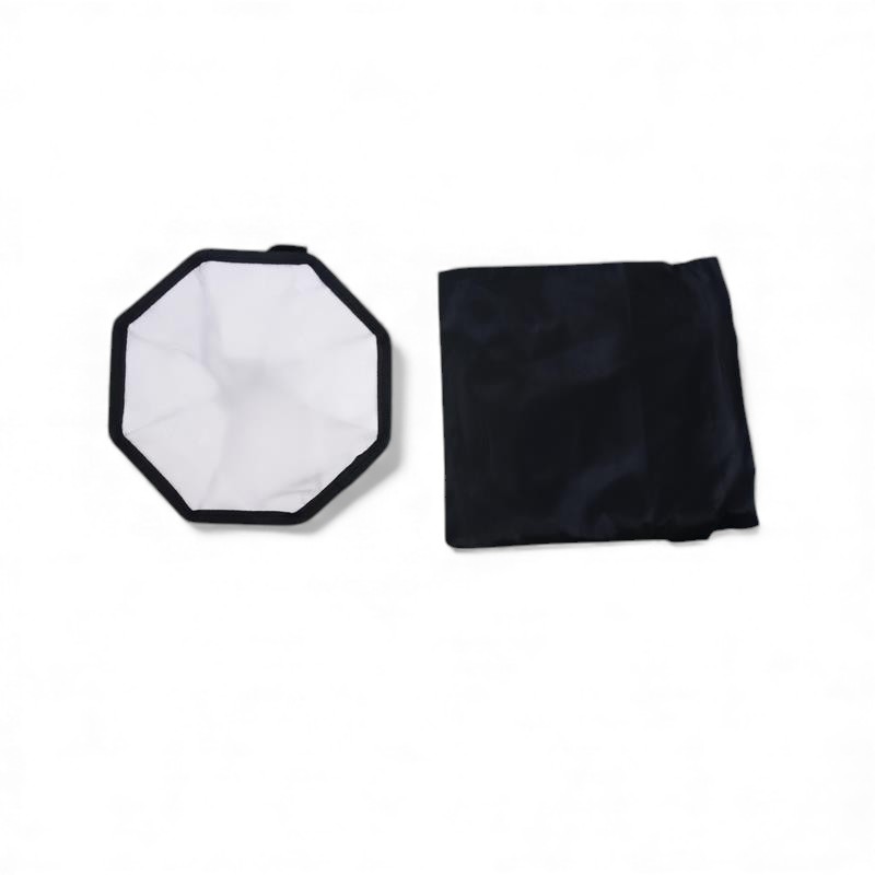 EXSKOF Kamera Flash Diffuser Softbox Octagonal Universal Foldable 20cm - EXS-20 Gambar produk EXSKOF Kamera Flash Diffuser Softbox Octagonal Universal Foldable 20cm - EXS-20