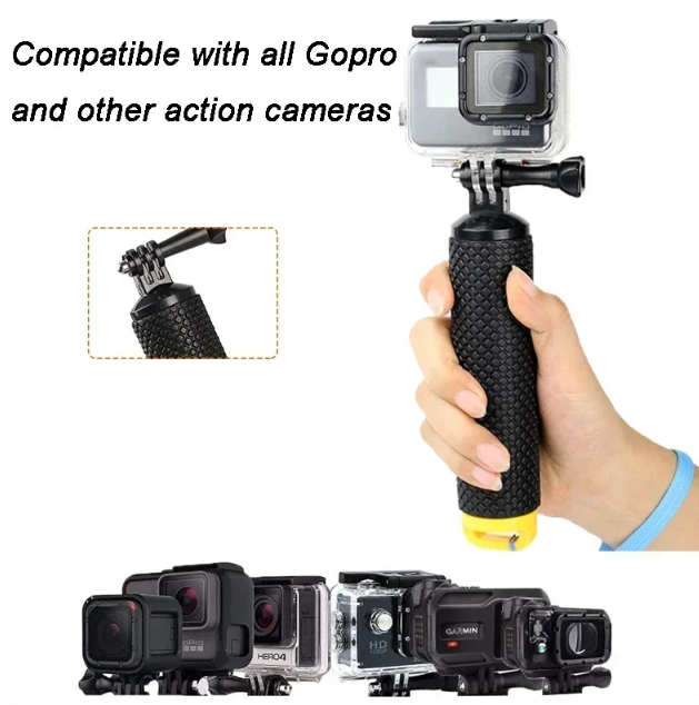 VIKEFON Tongsis Monopod Action Camera Water Floating Hand Grip Gopro - VF3 Gambar produk VIKEFON Tongsis Monopod Action Camera Water Floating Hand Grip Gopro - VF3