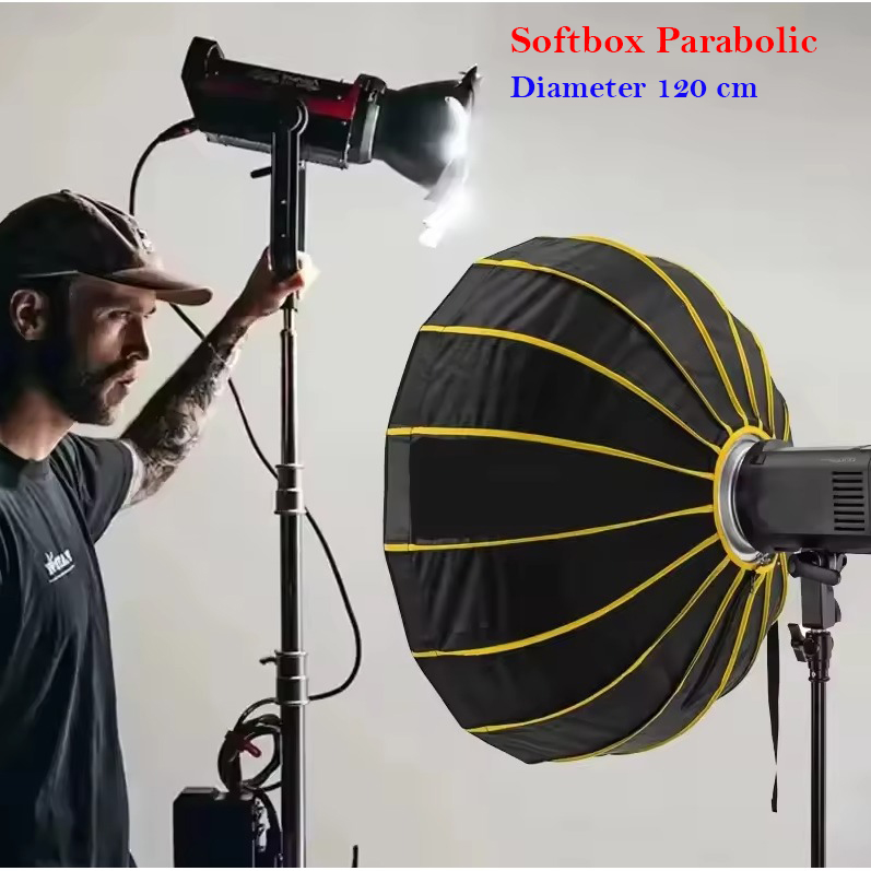 Gambar produk SHUNYI Softbox Parabolic Reflector Photography Bowens Mount 120cm - SH25