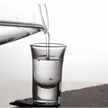 LELAMP Gelas Kaca Sloki Alkohol Mini Shot Wine Baiju Glass 30ml - LE36