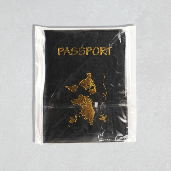 Gambar produk TRASSORY Dompet Passport Cover Case with Luggage Tag Leather PU - PH301