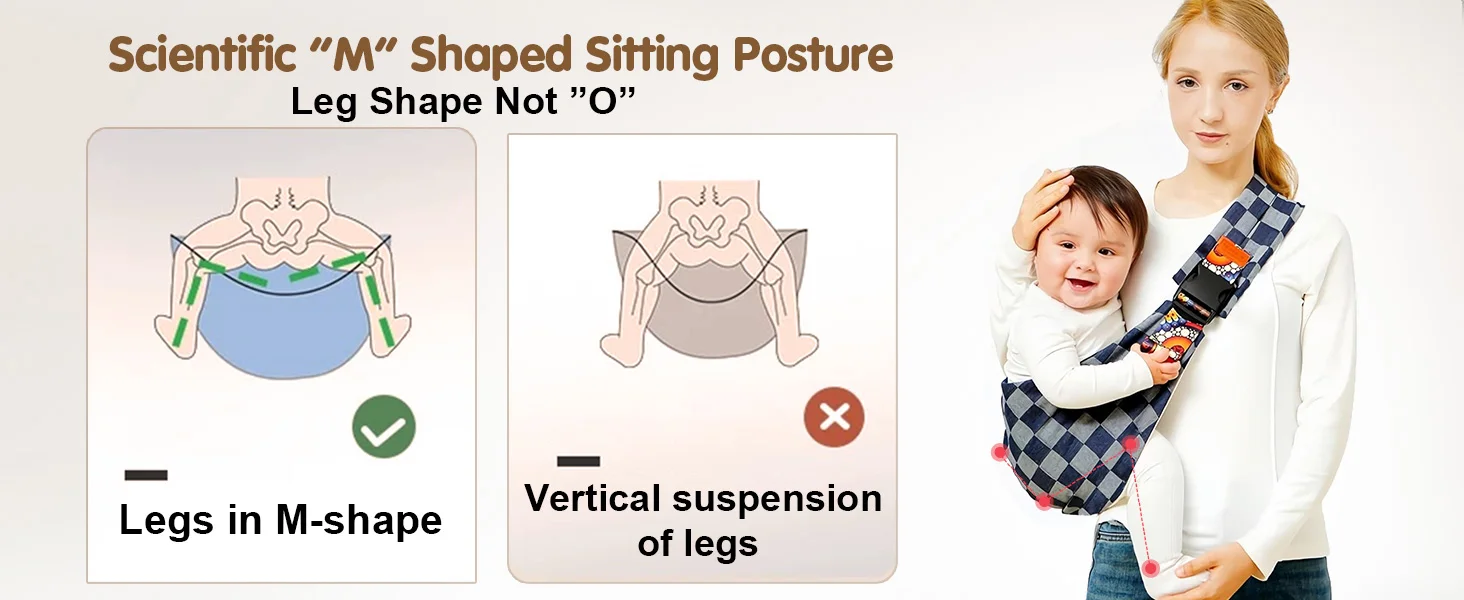 Gambar produk LOPIZ Gendongan Bayi Selempang Samping Portabel Tali Adjustable - LPP4