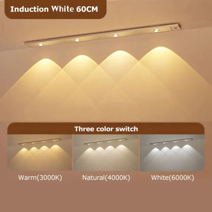SUNLY Lampu Tempel Magnetic LED 3in1 Color Sensor Light Rechargeable 60cm - S11 Gambar produk SUNLY Lampu Tempel Magnetic LED 3in1 Color Sensor Light Rechargeable 60cm - S11