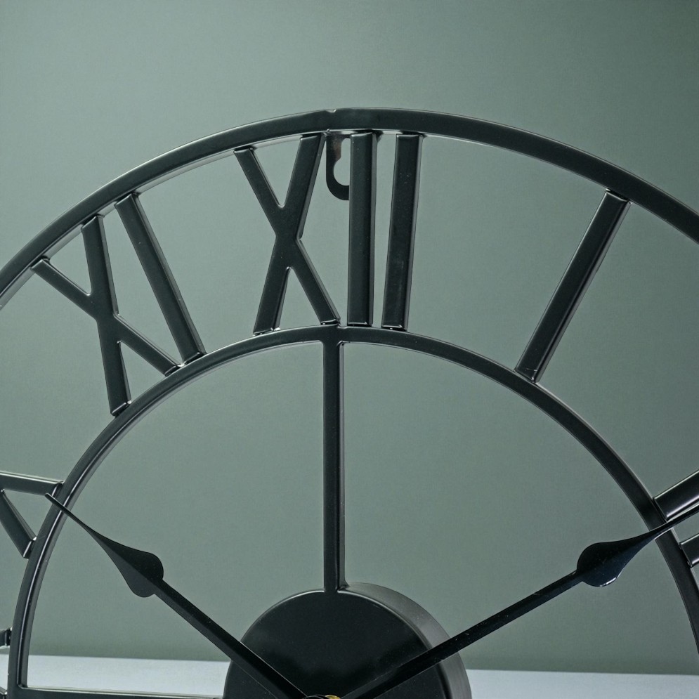 Meigar Jam Dinding Bulat Quartz Creative Model Vintage 40cm - H68 Gambar produk Meigar Jam Dinding Bulat Quartz Creative Model Vintage 40cm - H68