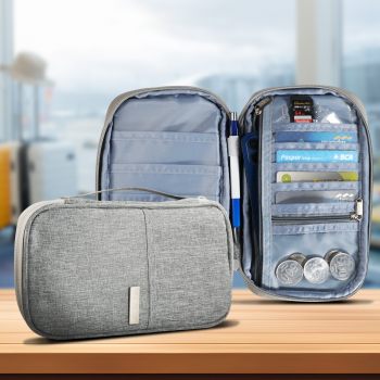 SHEFU Dompet Travel Paspor Card Holder Wallet 14 Slot Waterproof - S210