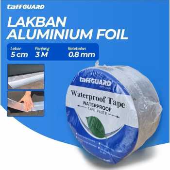Gambar produk TaffGUARD KYTO Lakban Aluminium Foil Butyl 0.8mm Waterproof Tape 5cmx3M - LS549