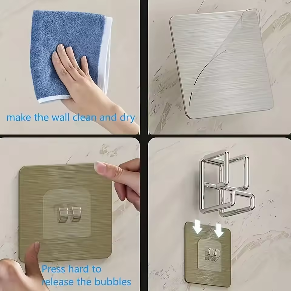 WISPOD Gantungan Dinding Washbasin Hook Kitchen Bathroom Rack 2PCS - WP2 Gambar produk WISPOD Gantungan Dinding Washbasin Hook Kitchen Bathroom Rack 2PCS - WP2