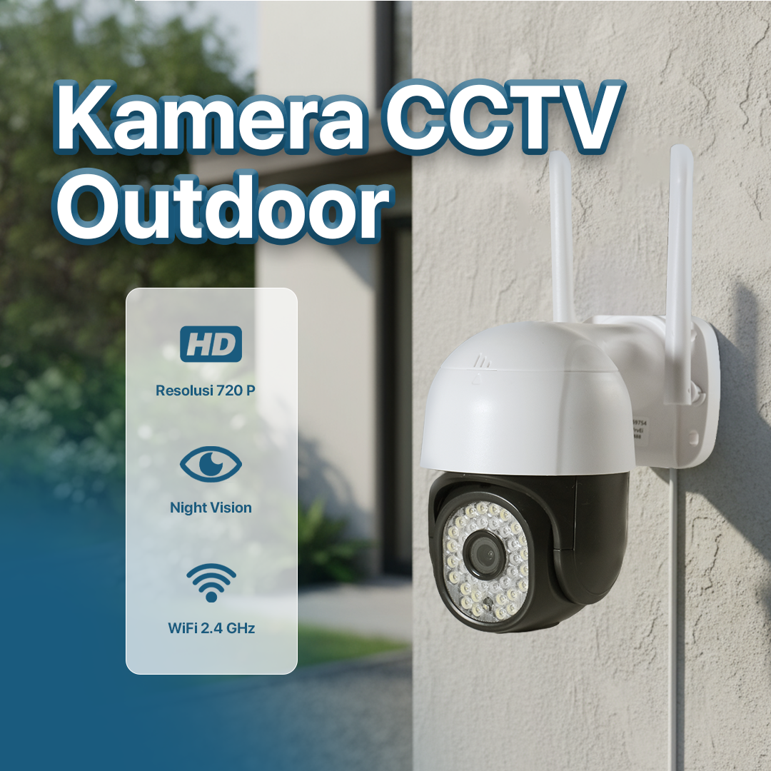 Gambar produk V380 Pro Kamera CCTV Outdoor WiFi IP Camera Night Vision 720P 1MP IP66 - C18PROX-L