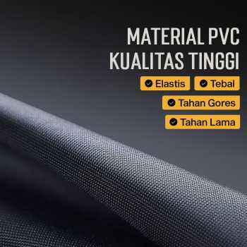 Gambar produk KEYRU Jas Hujan Setelan Motor Dewasa Visor PVC Waterproof Raincoat XL - TN-74