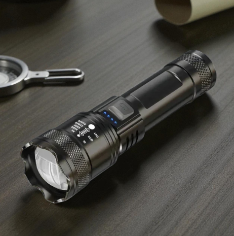 RLTEC Lampu Senter LED Rechargeable Flashlight 500 Lumens P50 1200mAh - 908 Gambar produk RLTEC Lampu Senter LED Rechargeable Flashlight 500 Lumens P50 1200mAh - 908