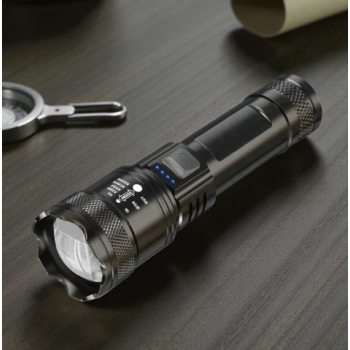 Gambar produk RLTEC Lampu Senter LED Rechargeable Flashlight 500 Lumens P50 1200mAh - 908