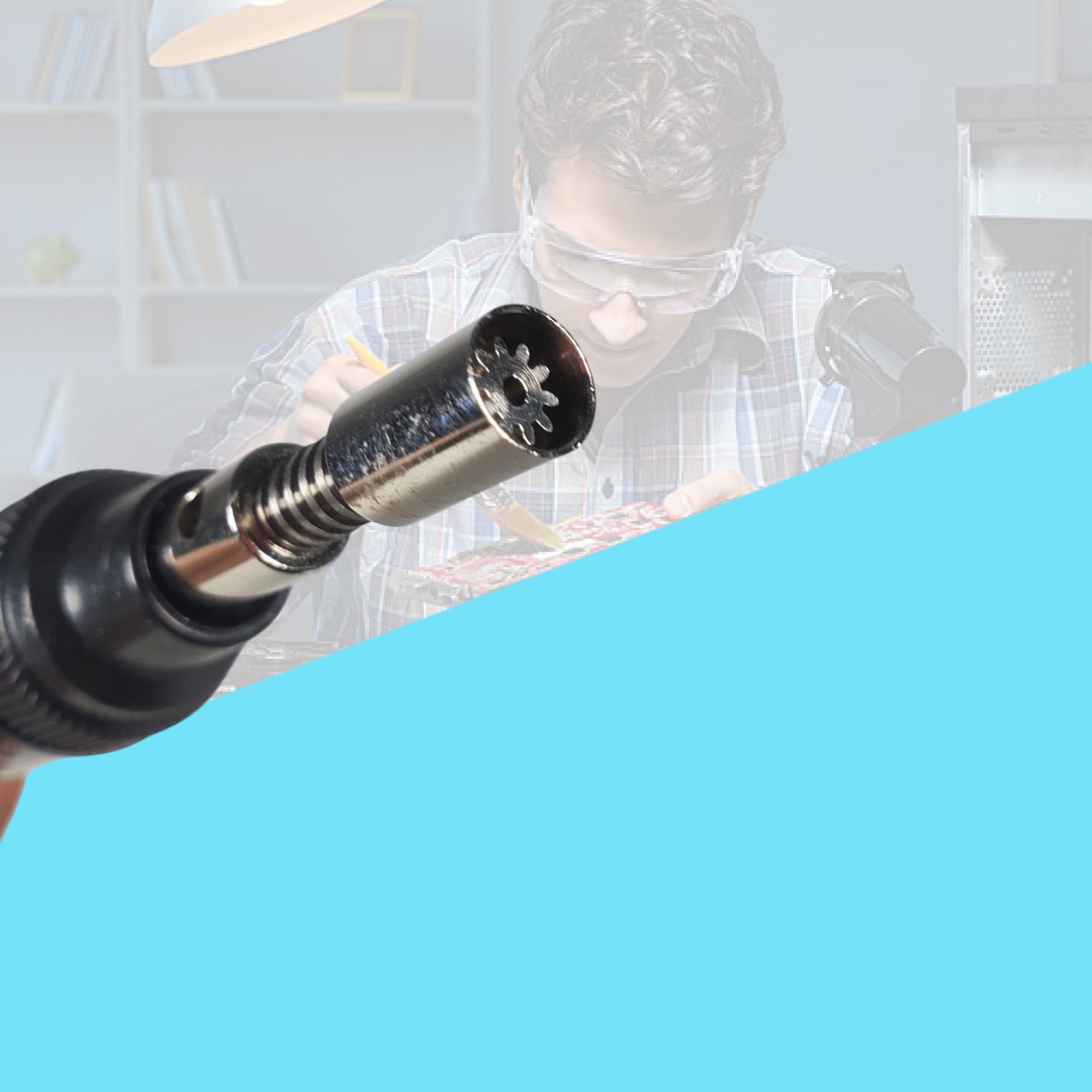 JHHTDZ Solder Pena Gas Iron Welding Tool 3in1 1300 Celcius - HT-F01 Gambar produk JHHTDZ Solder Pena Gas Iron Welding Tool 3in1 1300 Celcius - HT-F01