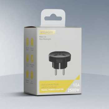 Gambar produk ESSAGER Universal Travel Adaptor Colokan Charger Adapter USB 2500W - WL-09