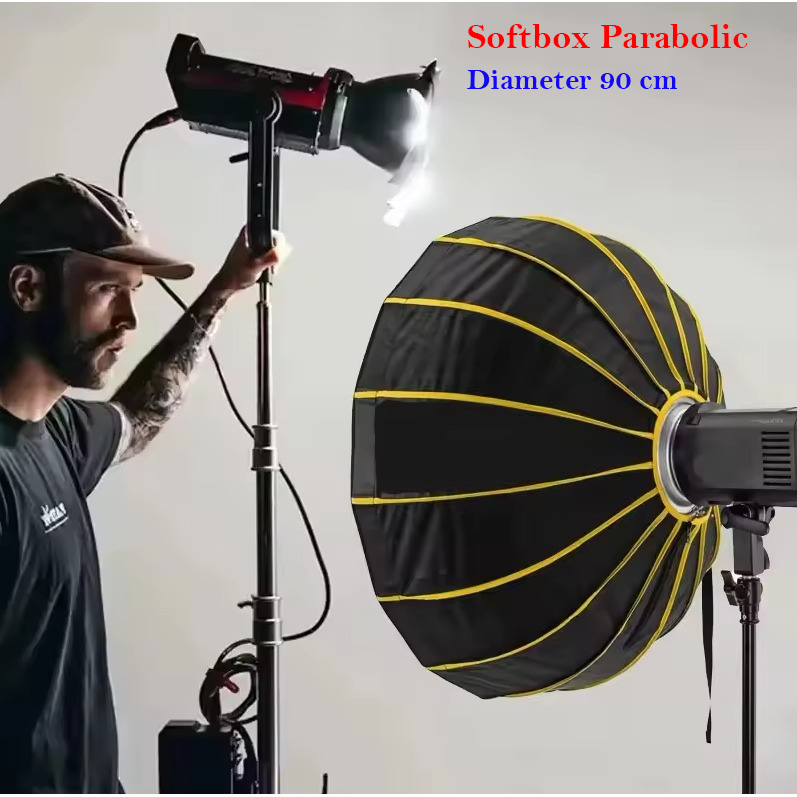 Gambar produk SHUNYI Softbox Parabolic Reflector Photography Bowens Mount 90cm - SH25