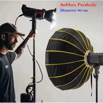 Gambar produk SHUNYI Softbox Parabolic Reflector Photography Bowens Mount 90cm - SH25