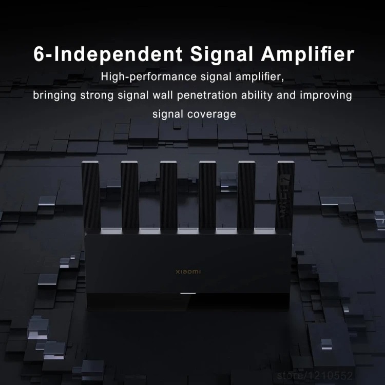 Xiaomi Router WiFi 7 6 Antenna Dual Band Qualcomm 4K QAM OFDMA MLO - BE6500 Gambar produk Xiaomi Router WiFi 7 6 Antenna Dual Band Qualcomm 4K QAM OFDMA MLO - BE6500