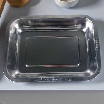 Gambar produk Panina Tray Baki Nampan Makanan Food Container Kitchen Stainless 304 35.5x26.5x4.8cm - PN50